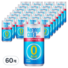 나랑드사이다 제로, 180ml, 60개