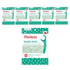 plackers 派樂絲 微細薄荷牙線, 8cm, 90入, 6個