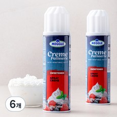 메글레 식물성 스프레이 휘핑, 250g, 6개