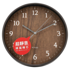 Kinyo 自然風木紋掛鐘, 顏色隨機