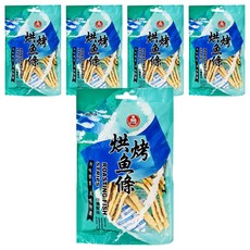 長松食品 烘烤魚條, 30g, 5包