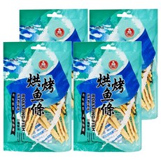 長松食品 烘烤魚條, 30g, 4包