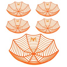 LivingDA 蜘蛛網造型果籃, 橘子, 5個