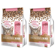HEALTHYERA 健康紀元寵食 挑嘴貓專用配方貓糧 嚴選在地新鮮食材 鰹魚口味, 1kg, 2袋