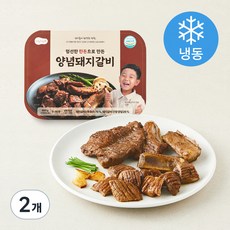 소담소담 엄선한 한돈으로 만든 양념돼지갈비 2~3인분 (냉동), 2개, 800g
