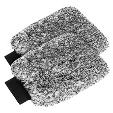 Saenghwalgongsik 洗車手套, 2個, 白色 + 灰色