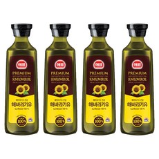 Haepyo 葵花油, 4個, 500ml