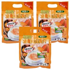 Vitamax 維他麥 營養南瓜麥片, 頂級小麥原料製成, 飽足感十足, 宵夜必備, 15包, 450g, 3袋