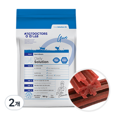 청담닥터스랩 강아지 데일리솔루션 덴탈껌, 아이 앤 브레인, 180g, 2개