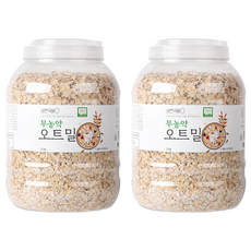 韓國產燕麥片, 2kg, 2罐