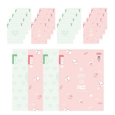 PENPIA 女孩小學線圈筆記本, 隨機發貨, 20個