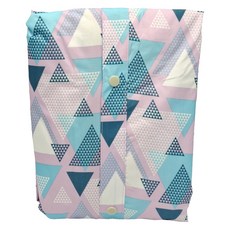 東伸 19-3 戀戀三角大衣式雨衣, 雙重防水設計, 3D立體口罩, 雙層手套袖口, 全身防護, 2XL, 粉紫色