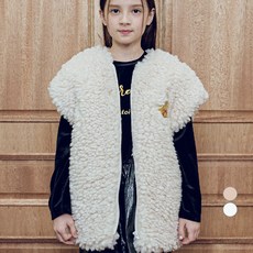 A.Toi 女孩夢想家冬季皮草馬甲