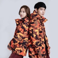 LACIELO LAZ-813-CAMO ORANGE 中性滑雪服板服跳線夾克滑雪/板服