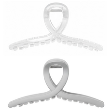 afinar 大尺寸扭結鯊魚夾 13公分 2入組