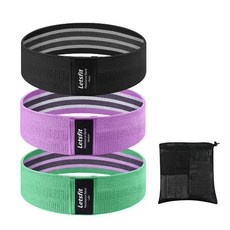 Letsfit 提臀彈力帶 3條入, 混色3種