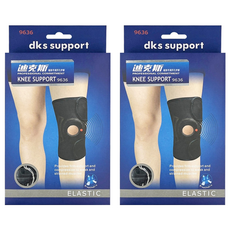 DKS 迪克斯 磁條可調開孔護膝, 2個