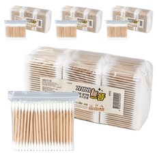 가성비으뜸 프리미엄 절약형 다용도 멸균 우드면봉, 200개입, 36개
