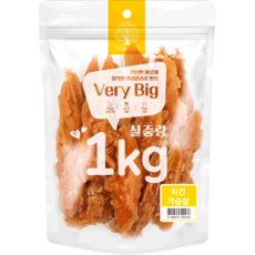 더내추럴 강아지 베리빅 육포, 치킨가슴살, 1kg, 1개