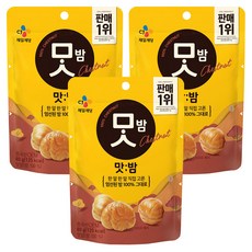 Matbam 即食免剝殼烤栗子, 80g, 3包