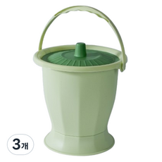 Joinmade 便攜式移動便盆, 3個, 綠色
