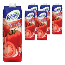 Fontana番茄汁, 6個, 1L