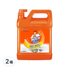 Mr Muscle 威猛先生 廚房清潔劑加侖桶 超強效 溶油, 4L, 2桶