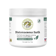 WHOLISTIC 護你姿 矽藻土，全齡犬貓適用，天然有機寵物保健品，113g, 礦物質補充, 1罐