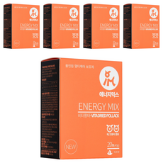 아이앤지메딕스 반려동물 에너지믹스 영양제, 40g, 종합영양제, 5개