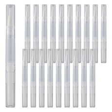 Veramang 美甲油筆空瓶 刷頭 5ml, 透明, 20個