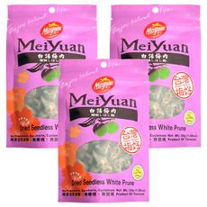 美元蜜餞 小立袋系列 白話梅肉, 30g, 3包