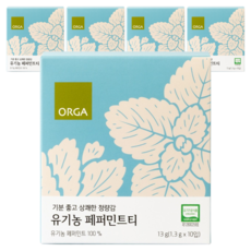 ORGA 薄荷茶, 5個, 1.3克, 1個