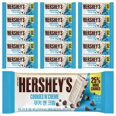 허쉬 레귤러바 쿠키앤크림, 40g, 16개