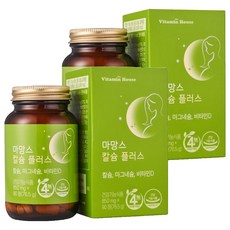 VITAMIN HOUSE 鈣鎂維他命D加強錠 76.5g, 90顆, 2盒