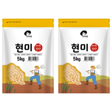 엉클탁 국산 현미, 5kg, 2개