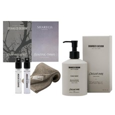 SHARECO 台灣公司貨 生活香氣入門組 灰燼 + 無瑕小香水 + 茗洗手露 + 淺棕純棉短浴巾, 1套