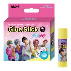 아모스 케이팝 데몬 헌터스 케데헌 사자보이즈 딱풀 8g x 5종 세트, 1세트