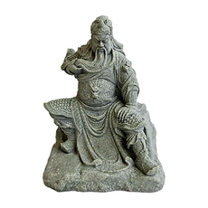 麟鳳呈祥 青砂石關聖帝君