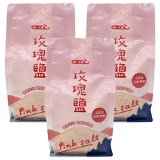 統一生機 玫瑰鹽, 450g, 3袋