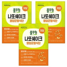 풀무원 나또 쉐이크 병아리콩 7p, 3개, 280g