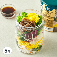 스윗밸런스 메밀면 & 달걀지단 보틀 샐러드, 200g, 5개
