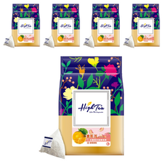 High Tea 伂橙 果乾茶 水蜜桃天堂果味茶 + 柳橙乾, 8包, 6g, 5袋