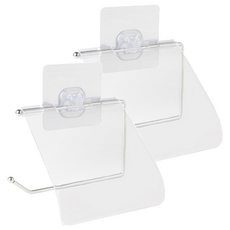 Insvill 黏貼式衛生紙架, 單一顏色, 2個