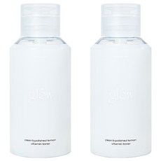 glow 檸檬維他命淨白化妝水, 300ml, 2瓶, 單色