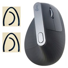 로지텍 MX VERTICAL 인체공학 무선 마우스 + 마우스 피트 2p 세트, M-R0074, 블랙