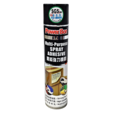 PowerBon 錫宏興業 萬能強力噴膠 750ml,適用於多種材質，黏性持久，操作簡單, 1瓶