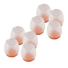 摩納哥橄欖色矽膠椅腳套, 8個