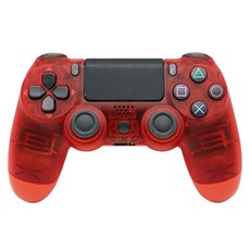 相容手把 PS4適用 透色紅, 1個, S03-P4-23