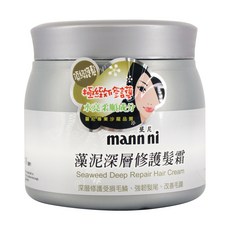 MANN NI 蔓妮 藻泥深層修護髮霜, 600ml, 1罐