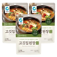 청정원 고깃집 된장찌개 양념, 130g, 3개